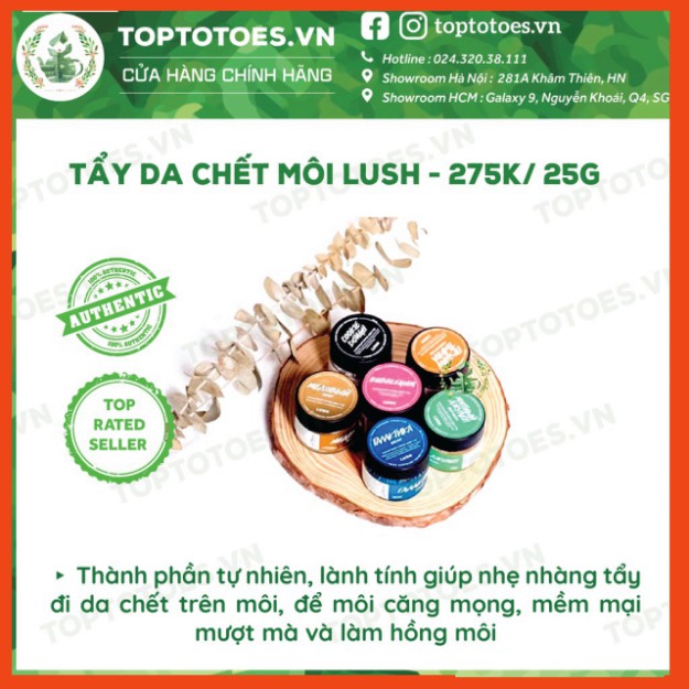 HÈ NÓNG  Tẩy da chết môi Lush lành tính, làm hồng mịn môi HÈ NÓNG | BigBuy360 - bigbuy360.vn