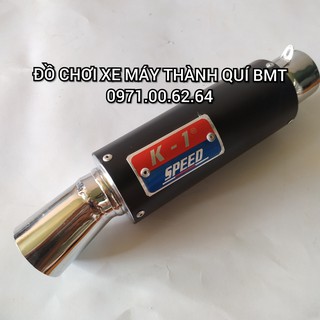 Pô độ xe máy - Pô K1 đen