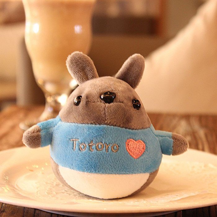 Móc khóa gấu bông mèo Totoro 9 cm móc khóa gấu bông cute treo cặp quà lưu niệm quà tặng người yêu cũ - Winz.vn