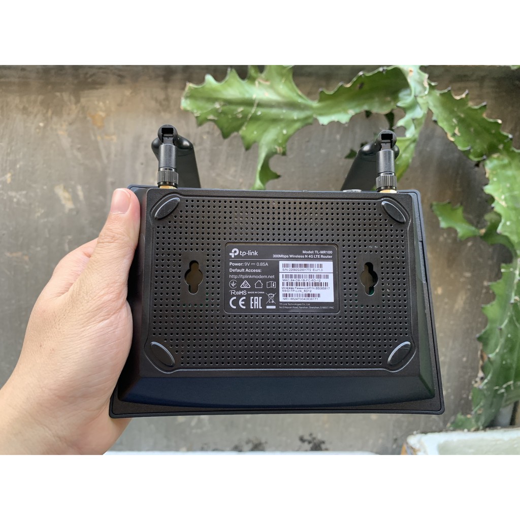 Bộ phát Wifi SIM 34G Tp Link TL-MR100 MR200 MR6400 300Mbps - Hàng Chính Hãng