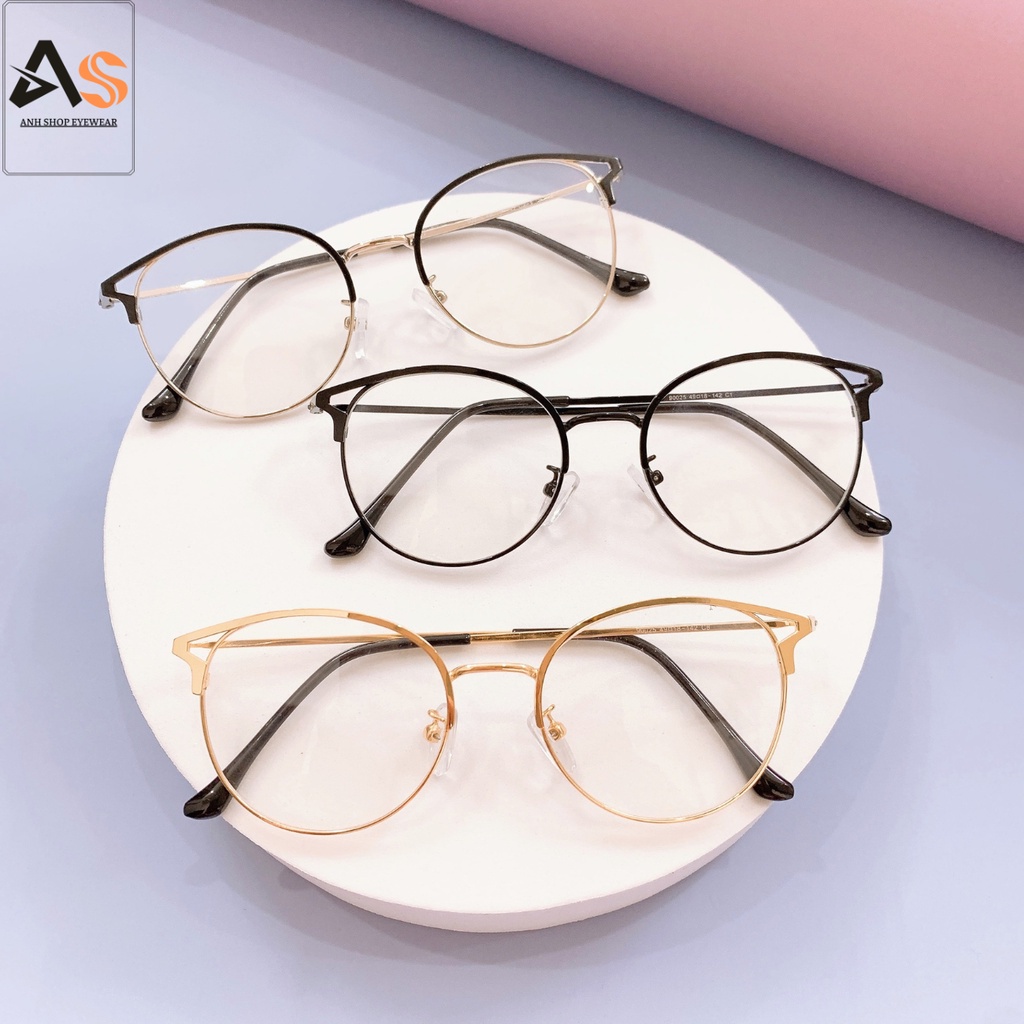 Kính mắt mèo kim loại kiểu dáng thời trang nữ giới 90025