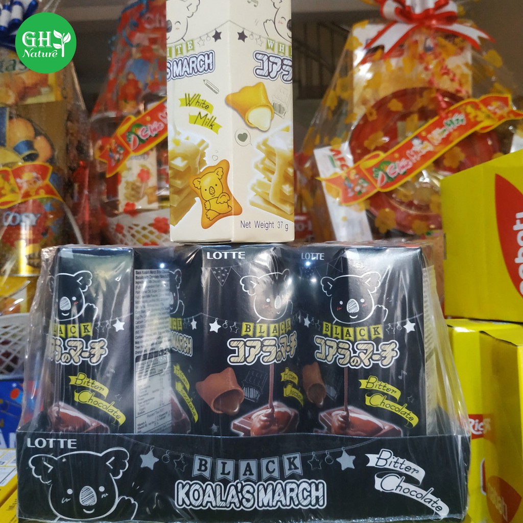 Bánh gấu vỏ và nhân socola Koala's March 37g siêu ngon