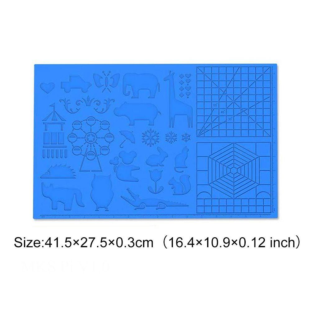 MYRONGVN Thảm Vẽ Nghệ Thuật Bằng Silicone Chống Trượt Chịu Nhiệt