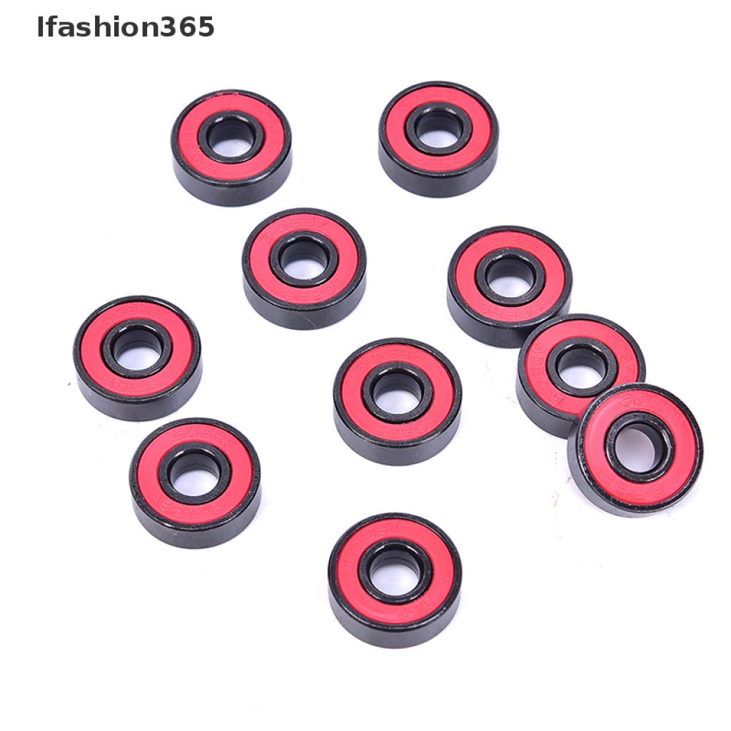 Set 10 vòng bi thép p 608 2RS 608RS 608-2RS Ifashion365 đa dụng chất lượng cao