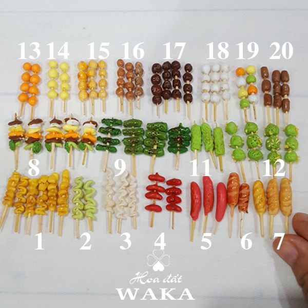 Mô Hình Xiên Que Mini 02- Mô hình 1/12