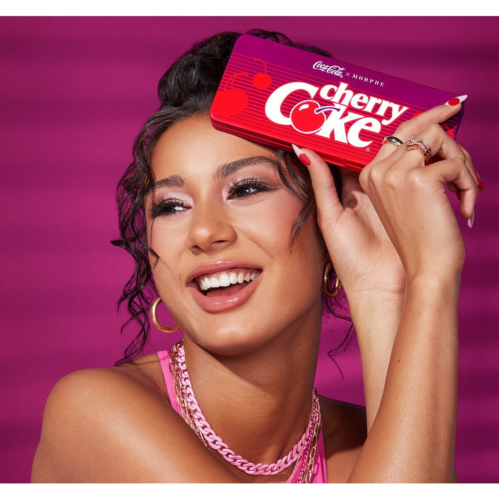 Bảng mắt Morphe Cherry Coke bộ sưu tập Coca Cola