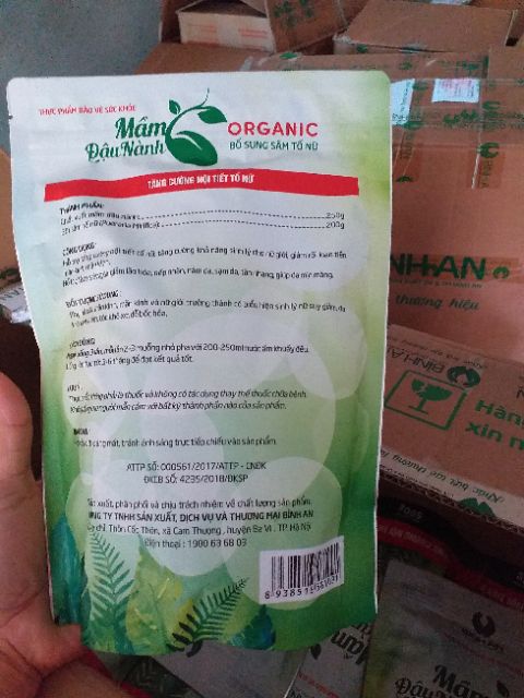 LẺ NHƯ SỈ MẦM ORGANIC LINH SPA CHUẨN BÌNH AN,  DATE MỚI NHẤT