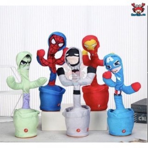 Xương Rồng Biết Nói Nhại Giọng, Nhảy Múa,hát Bài Hát Tiếng Việt Phiên Bản Siêu Nhân, Pin Sạc.đồ Chơi Vui Nhộn Cho Bé