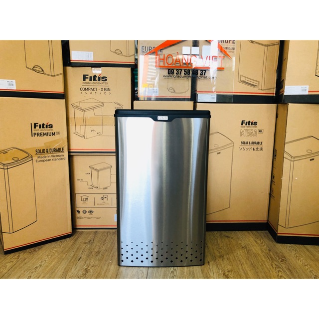 Thùng đựng đồ giặt Fitis Larry Inox Giao Hàng Hỏa Tốc