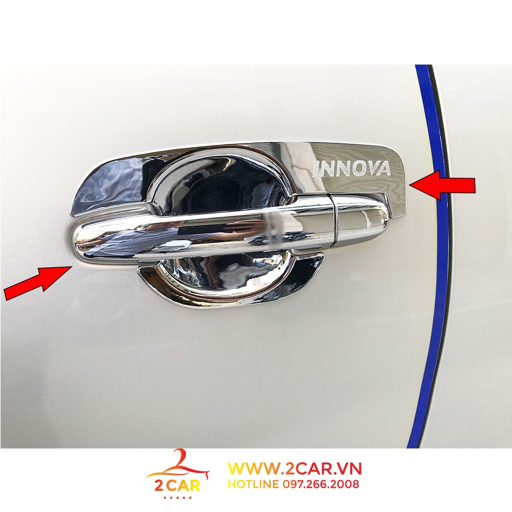 Ốp tay nắm, hõm cửa xe Toyota Innova 2012-2016