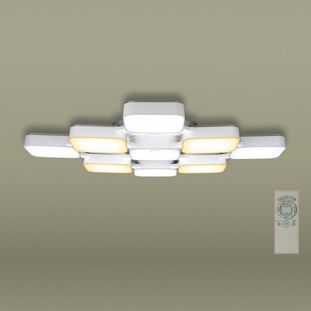 Đèn Trần Led PANASONIC 79W/ 68W/ 48W - Ánh Sáng Trắng/ Vàng - Dành Cho Phòng Khách. Hàng Chính Hãng - HIBUCENTER
