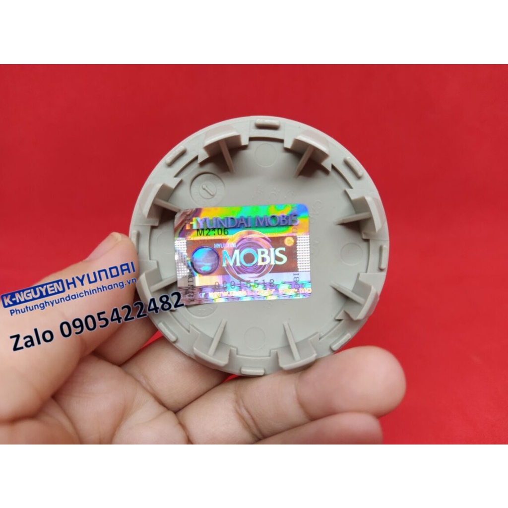 Nắp chụp lazang/mâm xe KIA mẫu MỚI 2022 - đường kính 60mm - dùng cho các dòng xe Kia - 52960R0100