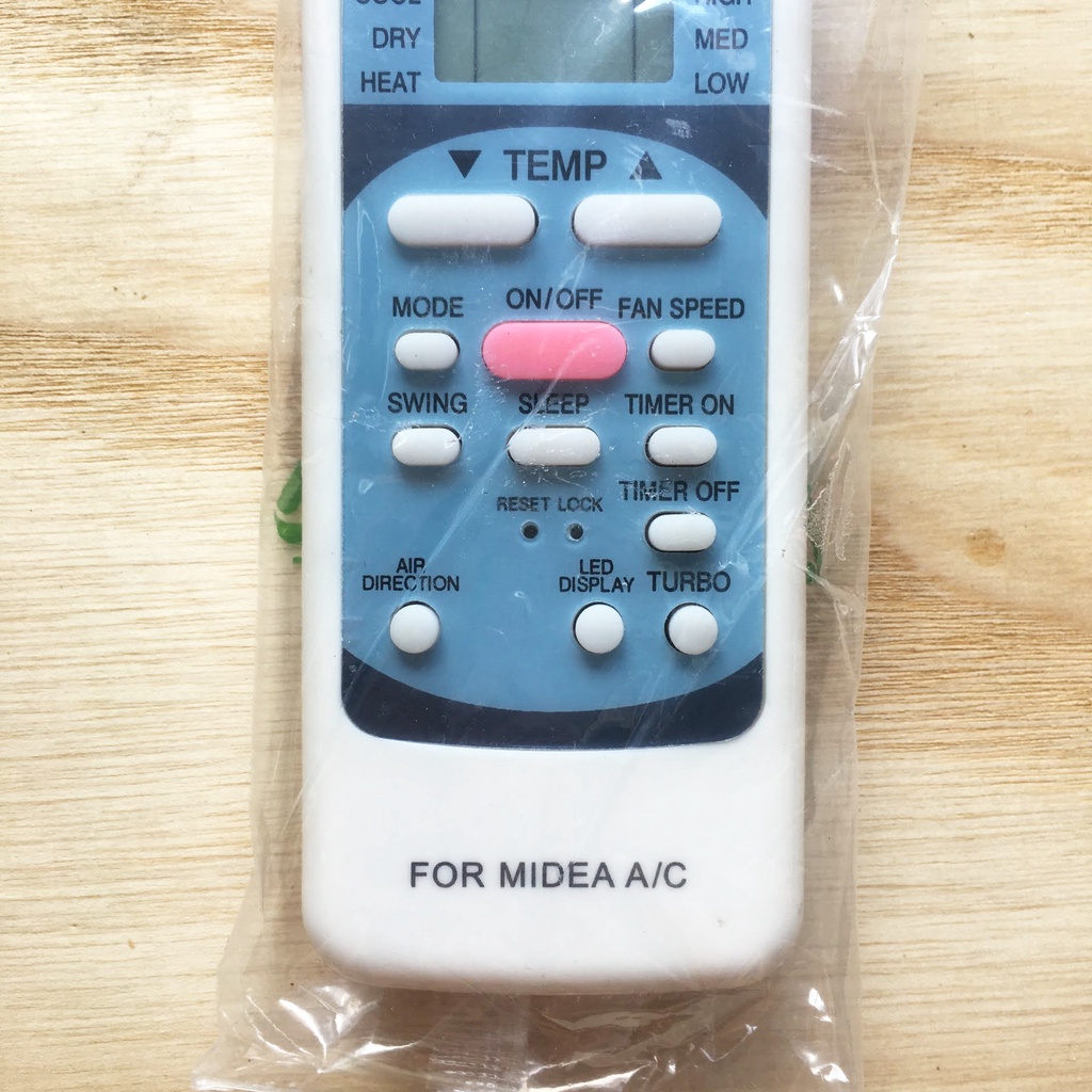 Remote máy lạnh Midea [TẶNG KÈM PIN] Khiển remote điều hoà máy lạnh media