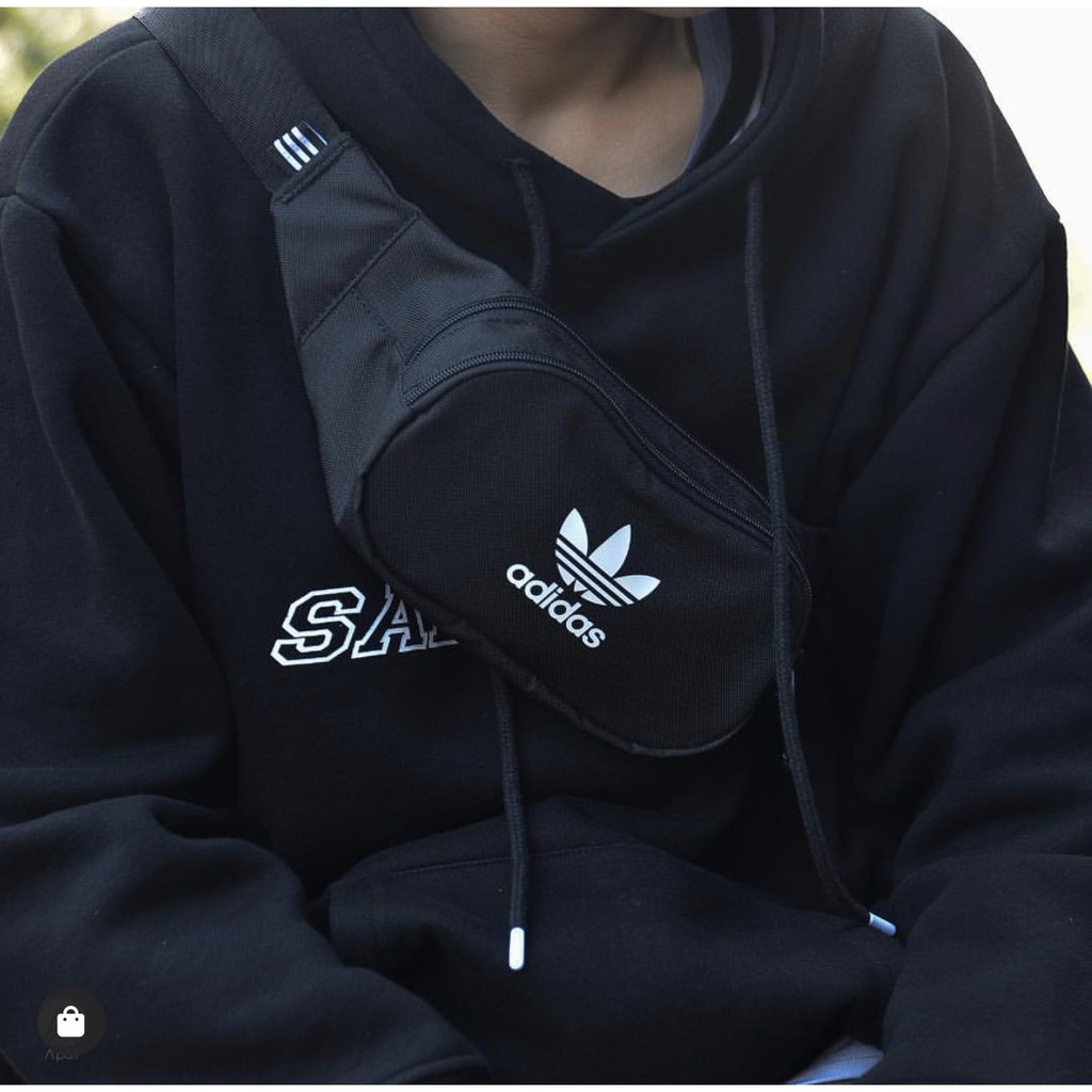 ⚡️ (GIÁ BÁN SỈ) Túi đeo chéo Adidas ORIGINALS ESSENTIAL CROSSBODY BAG - BLACK DV2400 [GIÁ RẺ]
