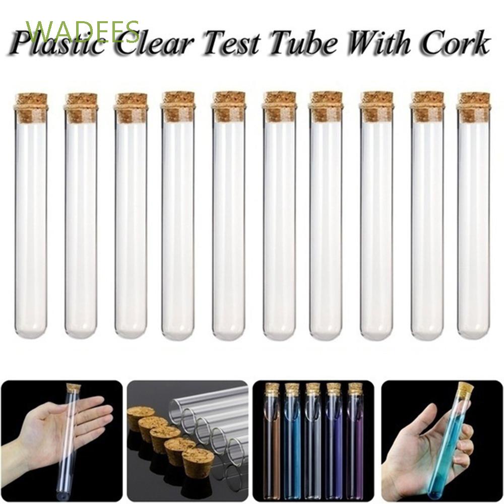 Set 20 Ống Nghiệm Hóa Học Bằng Nhựa Trong Suốt Nhiều Màu Sắc Dùng Trong Phòng Thí Nghiệm / Dạy Học / Tiệc Cưới / Lễ Halloween