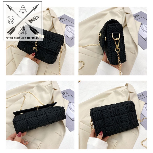 Túi Xách Tự Đan Handmade, Túi Hot TikTok Đan Len Làm Quà Tặng Có Set Nguyên Liệu