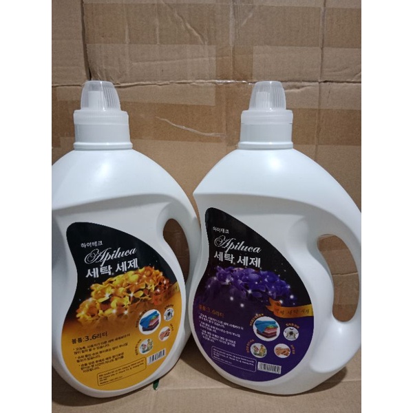 Nước giặt xả đậm đặc Apiluca Hàn Quốc 3.6L