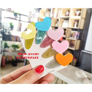 1 Kẹp tóc mái trẻ em đính hình