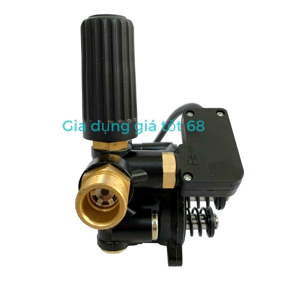 Cụm đầu bơm máy rửa xe, Đầu bơm máy rửa xe mini có chỉnh áp, Máy xịt rửa xe