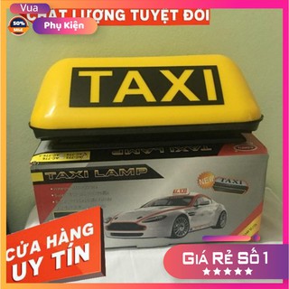 Mào taxi vàng - có đèn - đế nam châm