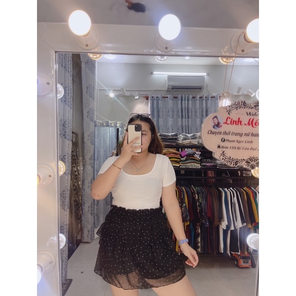 CHÂN VÁY BÈO TẦNG BIGSIZE TKLINHMOM | BigBuy360 - bigbuy360.vn