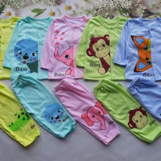Set 5 bộ carter cho bé có cài nút