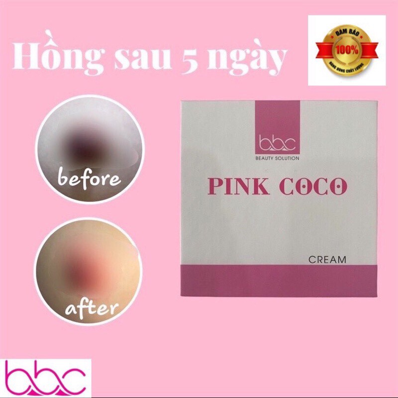 Kem pink coco làm hồng nhũ hoa - vùng k*n sau vài ngày sd