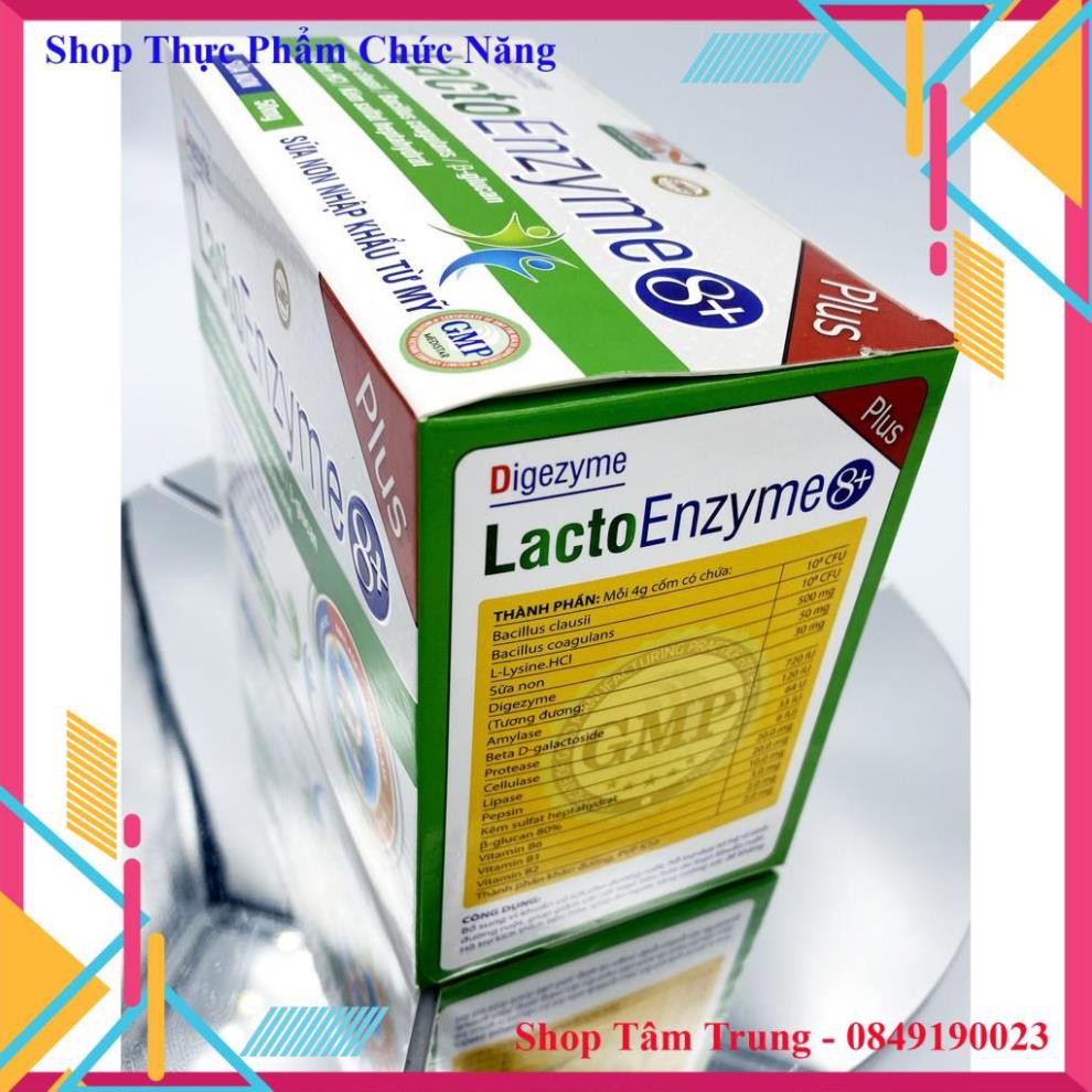 Sản Phẩm Lacto Enzym 8+  - Bổ Sung Vi Khuẩn Cho Đường Ruột -  Hộp 30 Gói