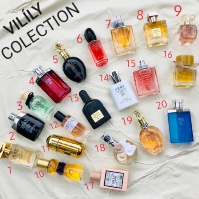 (Giá Sỉ-Chính Hãng) Nước Hoa Nam VILILY 25ml Nội Địa Trung