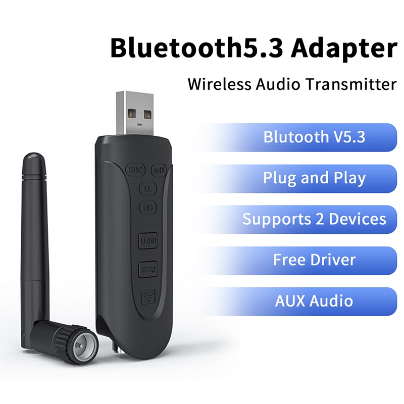Usb bluetooth 5.3 Chuyển Đổi Âm Thanh aux 3.5 rac aptx hd
