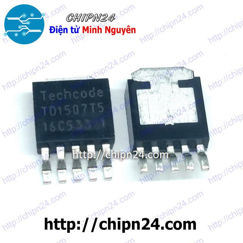 [1 CON] IC TD1507 TO-252-5 (SMD Dán) (3A 45V 150KHz PWM IC nguồn TD1507T5 1507)