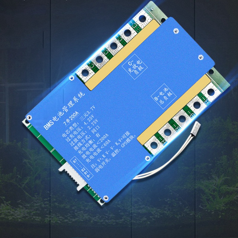 Bảng mạch Pin Lithium Bms 7S 24V 100A 18650 Bms