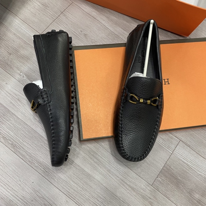 Giày lười nam da bò Gc có khoá đồng ko phai ko bong tróc da bò thật bảo hành 12 tháng,ảnh thật chụp tại shop