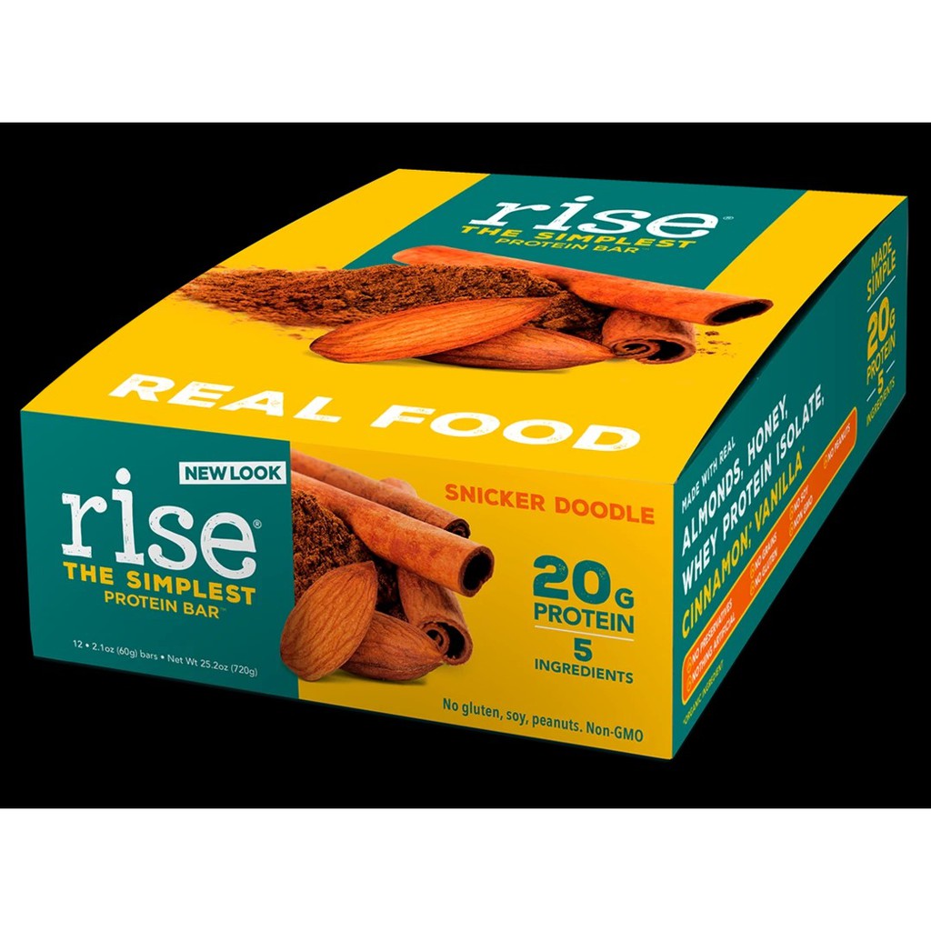 Thanh Protein Bar số 1 thế giới RISE BAR : 20g protein/thanh