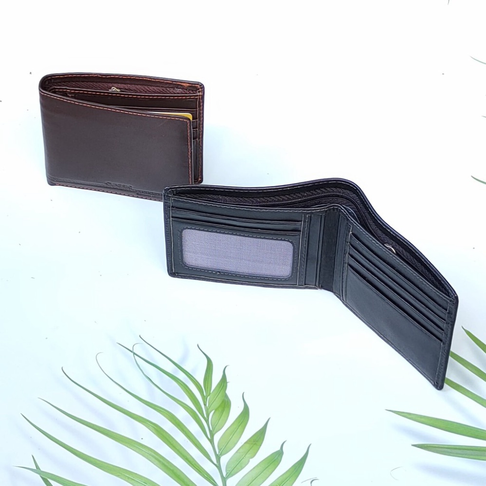 Ví Nam Da Bò Thật 100% Cao Cấp Siêu Bền | Bóp Da Nam Tặng Kèm Hộp | CLASSiC Saka.Shop99