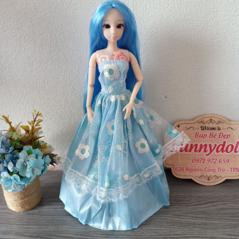 Búp bê barbie cao30cm mặc váy dạ hội giá cực rẻ chọn ngẫu nhiên