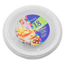 Bộ Đĩa Nhựa Trắng 18 Cái 17,5cm Uncle Bills OD0042