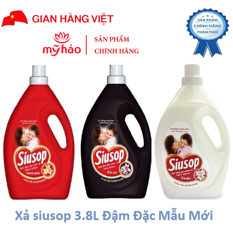 HCM - Can Nước xả vải Siusop đậm đặc 3.8 lít-Hàng Triệu Hạt Lưu Hương- 3 màu trắng ,đen,đỏ