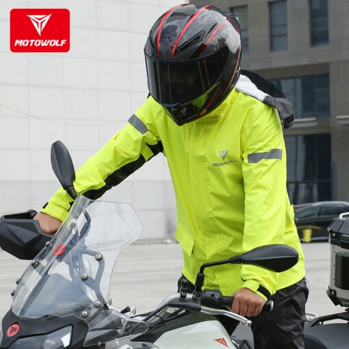 Bộ áo mưa cao cấp MOTOWOLF mã MDL0401- BỘ QUẦN ÁO MƯA SIÊU NHẸ