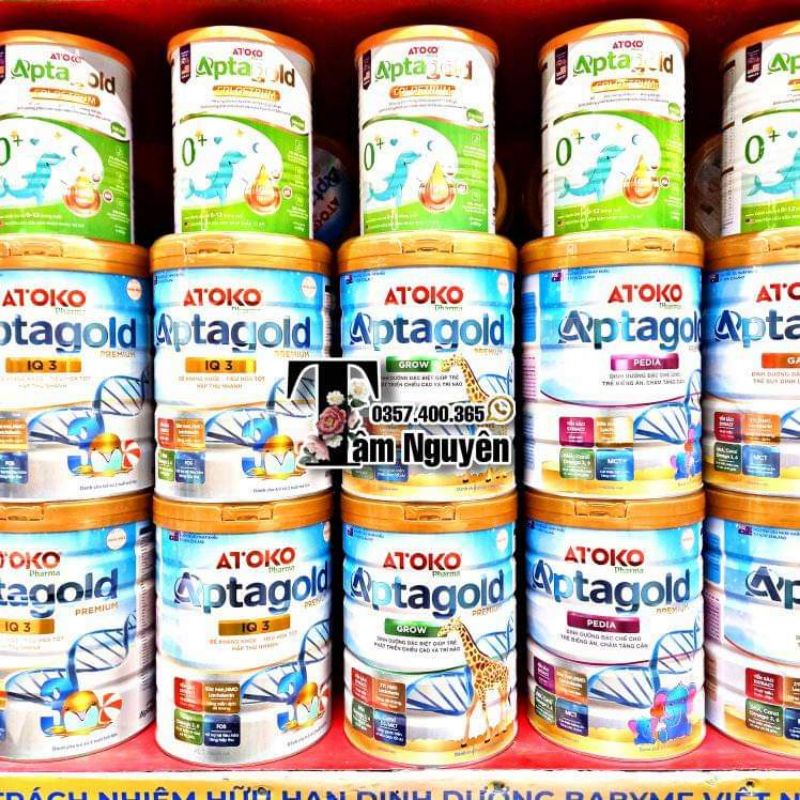 Sữa bột Aptagold Premium Gain 900g