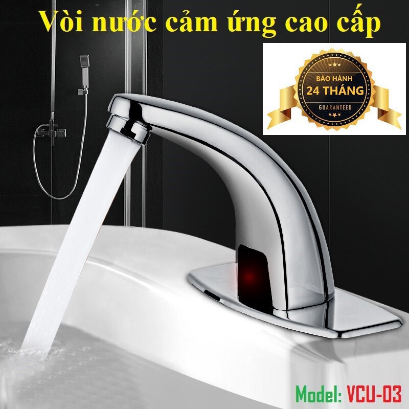 Vòi Lavabo Nóng và Lạnh cảm ứng tự động đóng mở