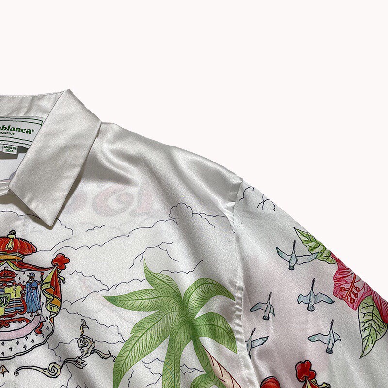 Áo sơ mi Casablanca floral print shirt ss21