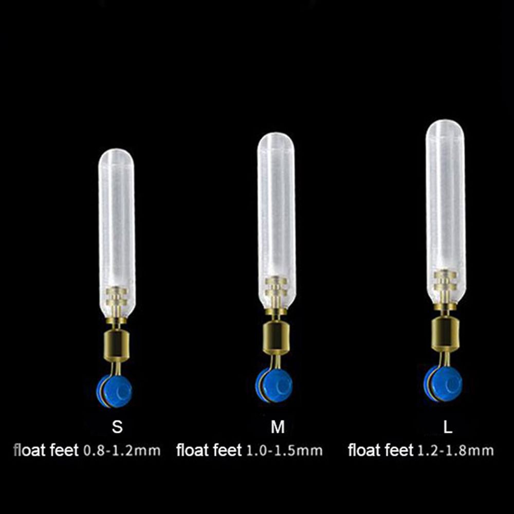 Set 6 phao gắn đầu cần câu cá bằng đồng chất lượng cao 3 cỡ tùy chọn