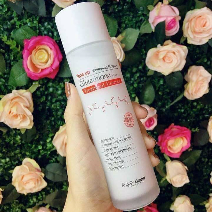 Nước Thần&quot; Dưỡng Trắng Da, Làm Mờ Thâm, Ngăn Lão Hóa Da Angel's Liquid Tone Up Whitening Program Treatment Essence 150ml