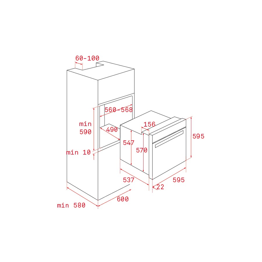 Lò nướng điện TEKA wish HSB610, bảo hành chính hãng 02 năm