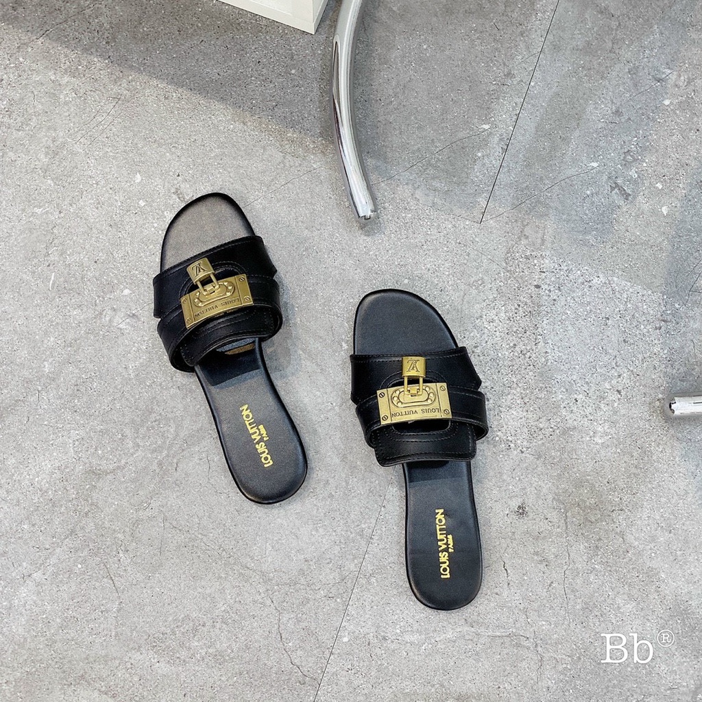 Dép Bản Ngang Hình Khoá LVV Xịn Xò