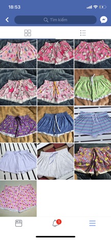 Quần đùi cotton Thái