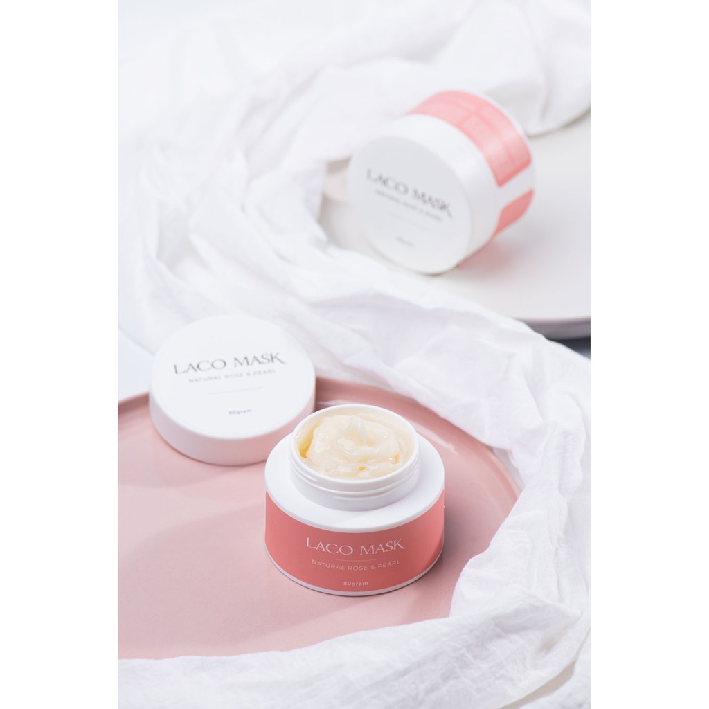 Mặt nạ Laco Mask dưỡng da, giảm nám, giảm mụn, ngăn ngừa lão hóa giúp da căng bóng 80gr