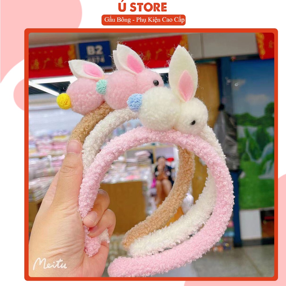 Bờm Cài Tóc Hình Thỏ Dễ Thương Xinh Xắn