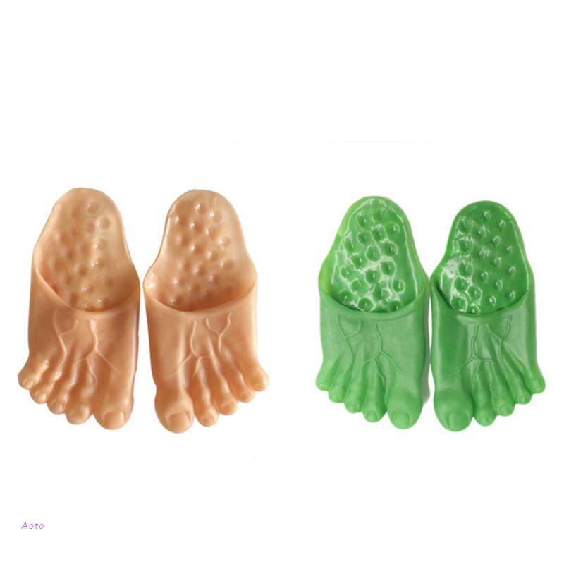 Dép Silicone Hình Bàn Chân Khổng Lồ Hóa Trang Halloween